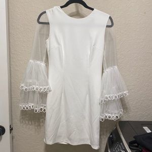 White Bridal Shower Dress